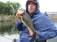 Upper Mystic lake. Bass, Rain, Sun, beautiful half naked girls. 