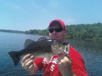 SMOKE ON THE WATER-DECENT DAY WITH HIGH WINDS